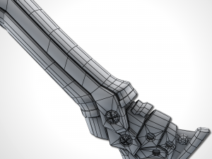 two colors epee - remake 3D 모델