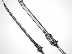 void sword - remake 3D मॉडल