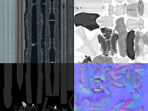 sci-fi swords pack 1 Model 3D