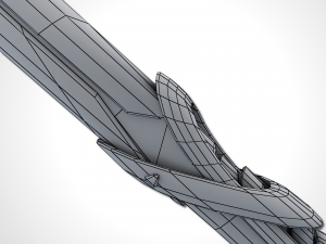 sci-fi swords pack 1 Model 3D