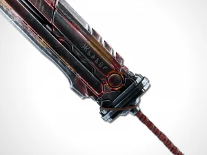 heavy full metal sword - remake 3D Model