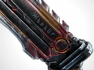 heavy full metal sword - remake 3D Model