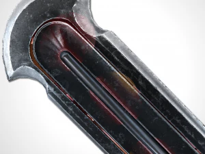 heavy full metal sword - remake 3D Model