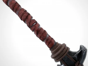 heavy full metal sword - remake 3D Model
