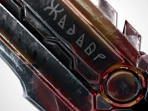 heavy full metal sword - remake 3D Model