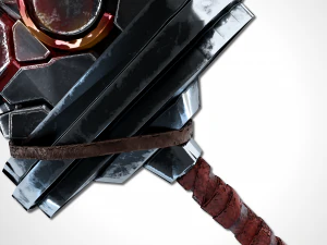 heavy full metal sword - remake 3D Model