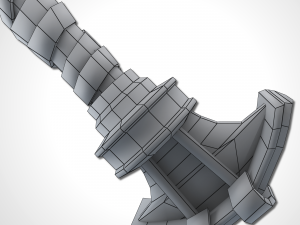 heavy full metal sword - remake 3D मॉडल