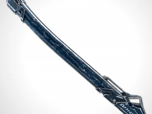 sci-fi swords pack 2 3D Model