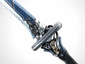 sci-fi swords pack 2 3D Model