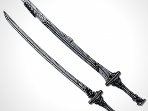 sci-fi swords pack 2 Modelo 3D