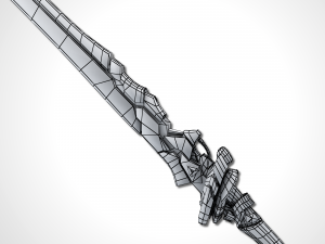 sci-fi swords pack 2 Modelo 3D