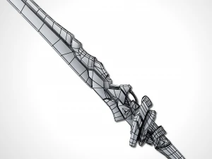 sci-fi swords pack 2 3D Model