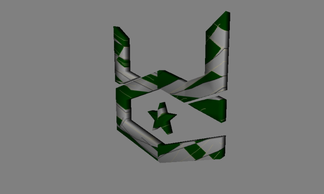 war commander icon logo Model 3D .c4d .max .obj .3ds .fbx .stl .blend 