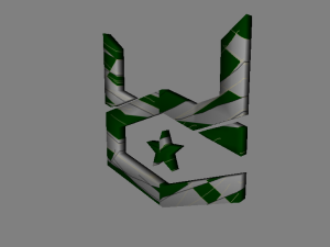 war commander icon logo 3D Model