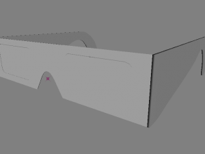 paper 3d red cyan glasses 3D Model