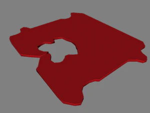 klip roti paket 6 warna Model 3D