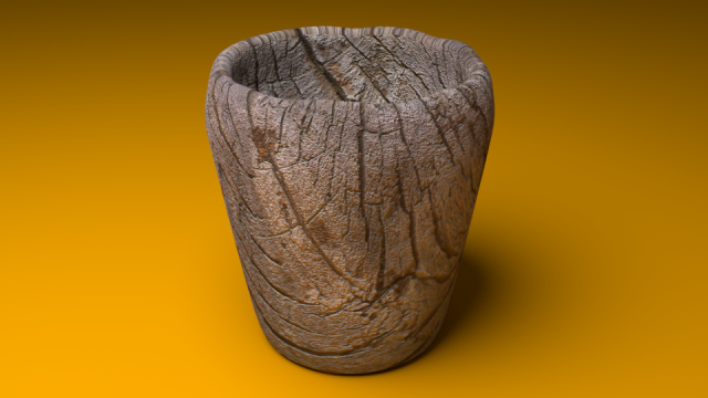 wooden cup 3D Model .c4d .max .obj .3ds .fbx .stl .blend 