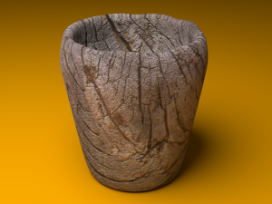 wooden cup 3D Model