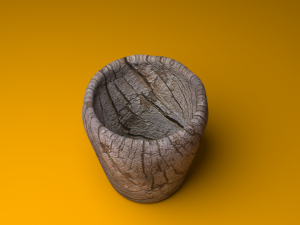 wooden cup 3D Model