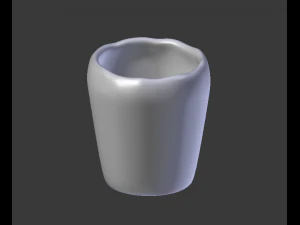 wooden cup 3D Model