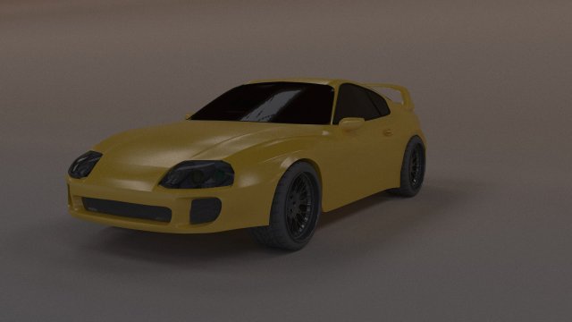 toyota supra 3Dモデル .c4d .max .obj .3ds .fbx .stl .blend 