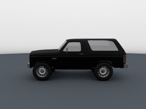 ford bronco 3Dモデル