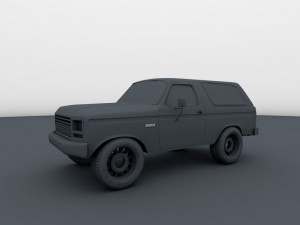 ford bronco 3D मॉडल