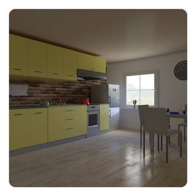 pleasant kitchen 3D Model .c4d .max .obj .3ds .fbx .stl .blend 