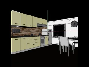 pleasant kitchen 3D Model