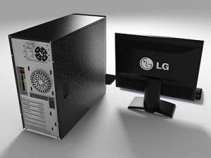 コンピューター 3Dモデル