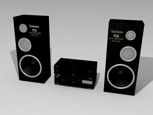 speakers 3D Model