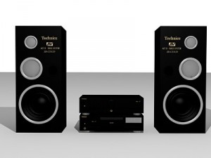 speakers 3D 模型