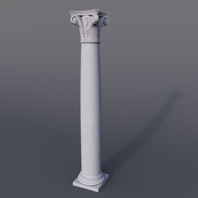 deor column 3D 模型 .c4d .max .obj .3ds .fbx .stl .blend 