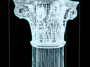 deor column 3D 模型