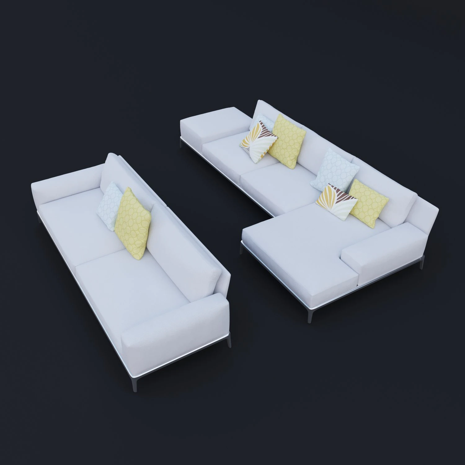 sofa 3D Model .c4d .max .obj .3ds .fbx .stl .blend