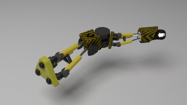 robot arm 3D Model .c4d .max .obj .3ds .fbx .stl .blend 