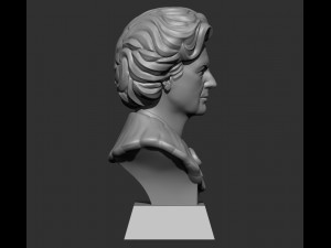 margaret thatcher iron lady 3D Baskı Modeli