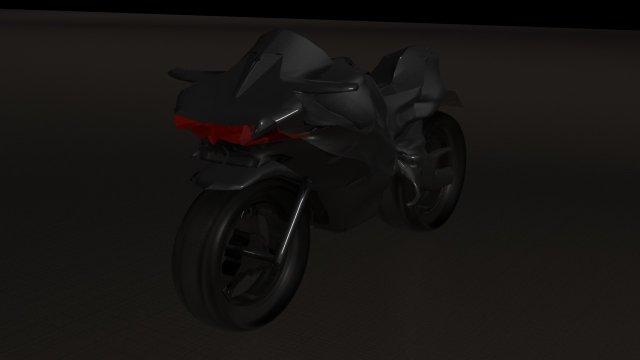 kawasaki ninja h2 3D 모델 .c4d .max .obj .3ds .fbx .stl .blend 
