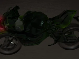 kawasaki ninja h2 3D Model