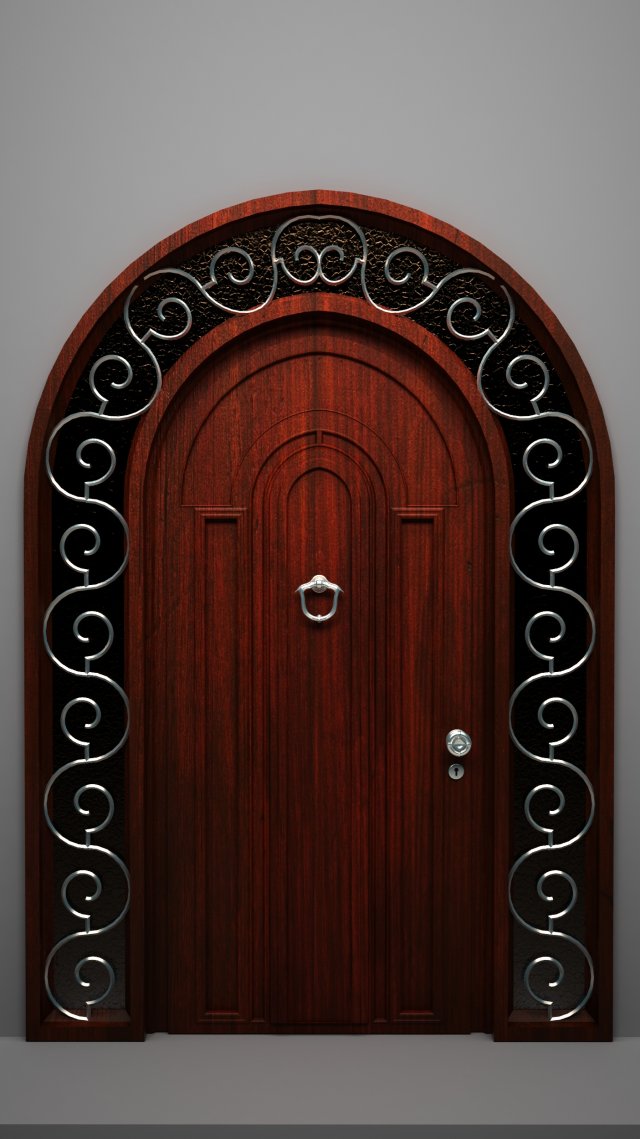 fancy door Modèle 3D .c4d .max .obj .3ds .fbx .stl .blend 