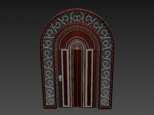 fancy door Modèle 3D