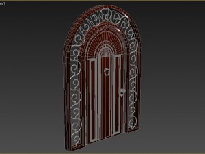 fancy door Modèle 3D