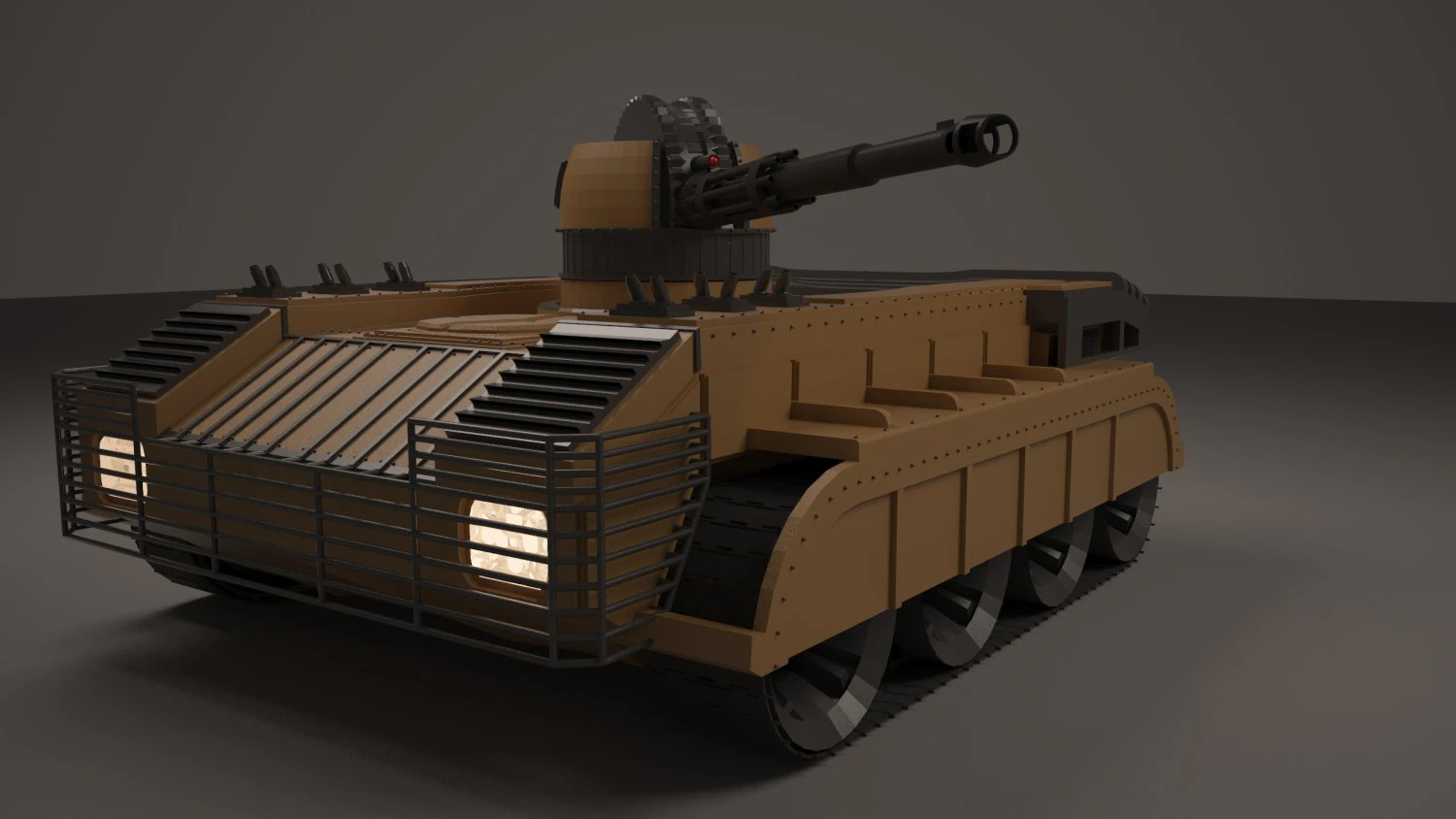 modern tank 3D Model .c4d .max .obj .3ds .fbx .stl .blend 