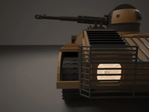 modern tank 3D Model