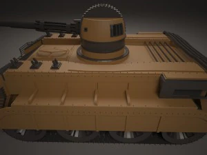 modern tank 3D Model