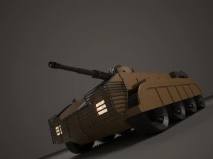 modern tank 3D Model