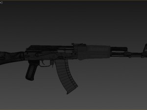 ak-74m Modelo 3D