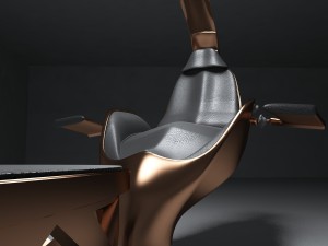 modern chair table 3Dモデル