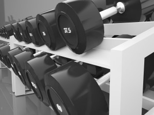 dumbbells collection 3D Model