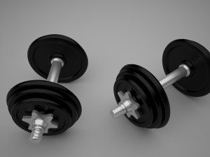 dumbbells Modèle 3D